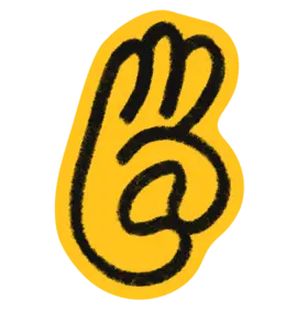 Hand sticker